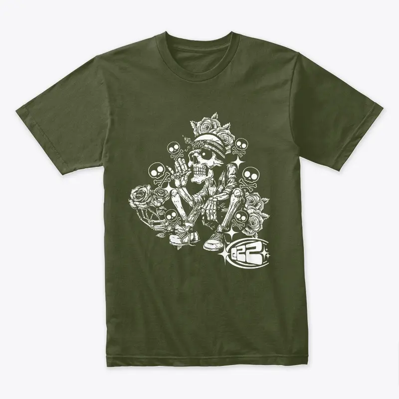 Skeletons And Roses (T-Shirt)